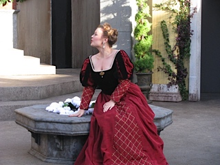 Meredith Hinckley Schmidt playing Olivia in Twelfth Night
